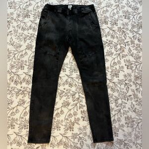 Men's Kuwalla-Tee Black washed Slim Stretch Jeans